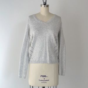 Grey Back Detail Sweater